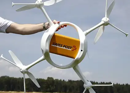 Matternet commercial delivery drone built with lightweight SLS 3D printing technology. | NW Rapid Manufacturing SLS 3D printing solutions