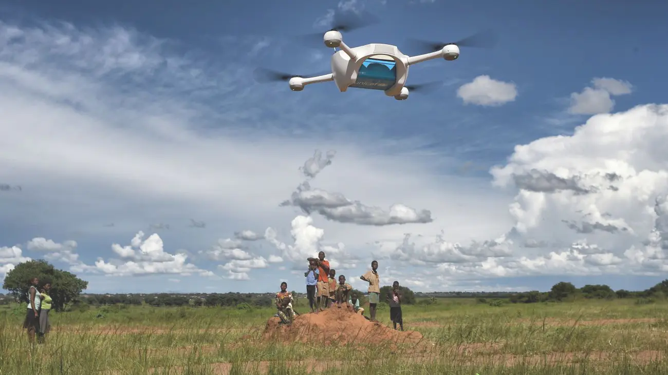 Matternet commercial delivery drone built with lightweight SLS 3D printing technology.  | NW Rapid Manufacturing