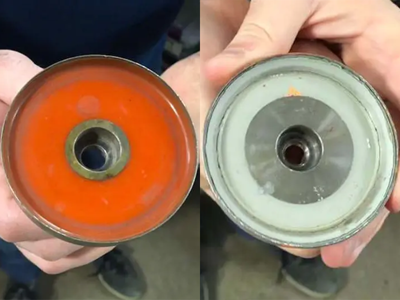 Heavy steel tooling previously used for bottle alignment. | NW Rapid Manufacturing SLS 3D printing solutions