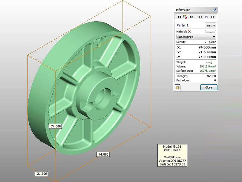 Optimized base cup design variant tailored for unique geometries. | NW Rapid Manufacturing SLS 3D printing solutions