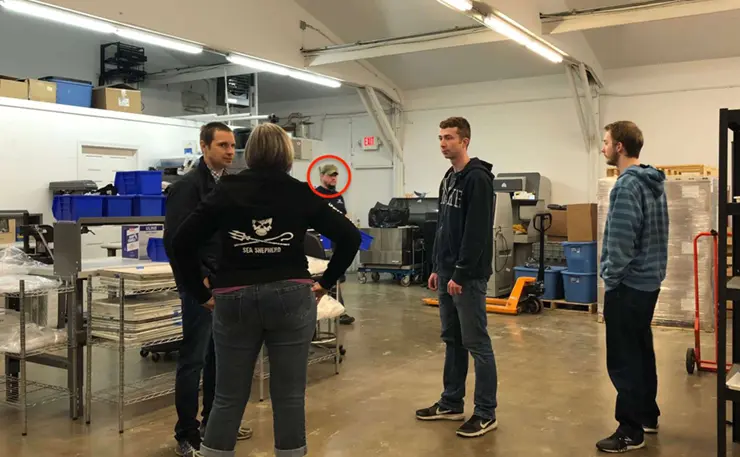 Ricky let us poke around his space where the secondary finishing magic happens.