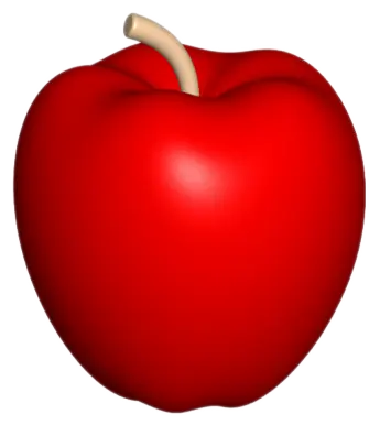 You want to 3D print a nice apple with your name on it