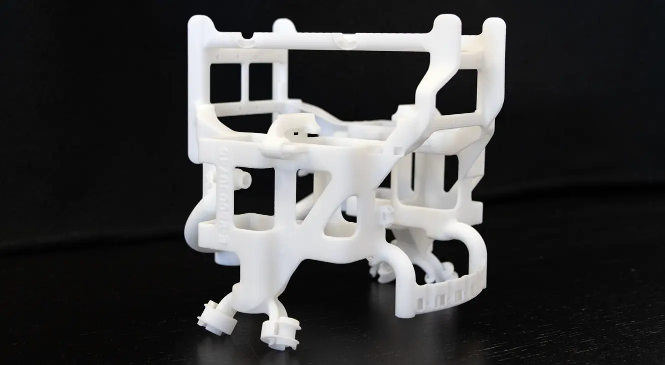 PA 2201 nylon 12 SLS 3D printed part | NW Rapid Mfg