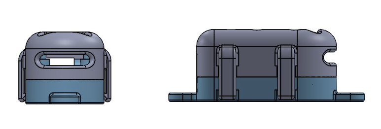 The housing unit printed for the humidity monitor. 